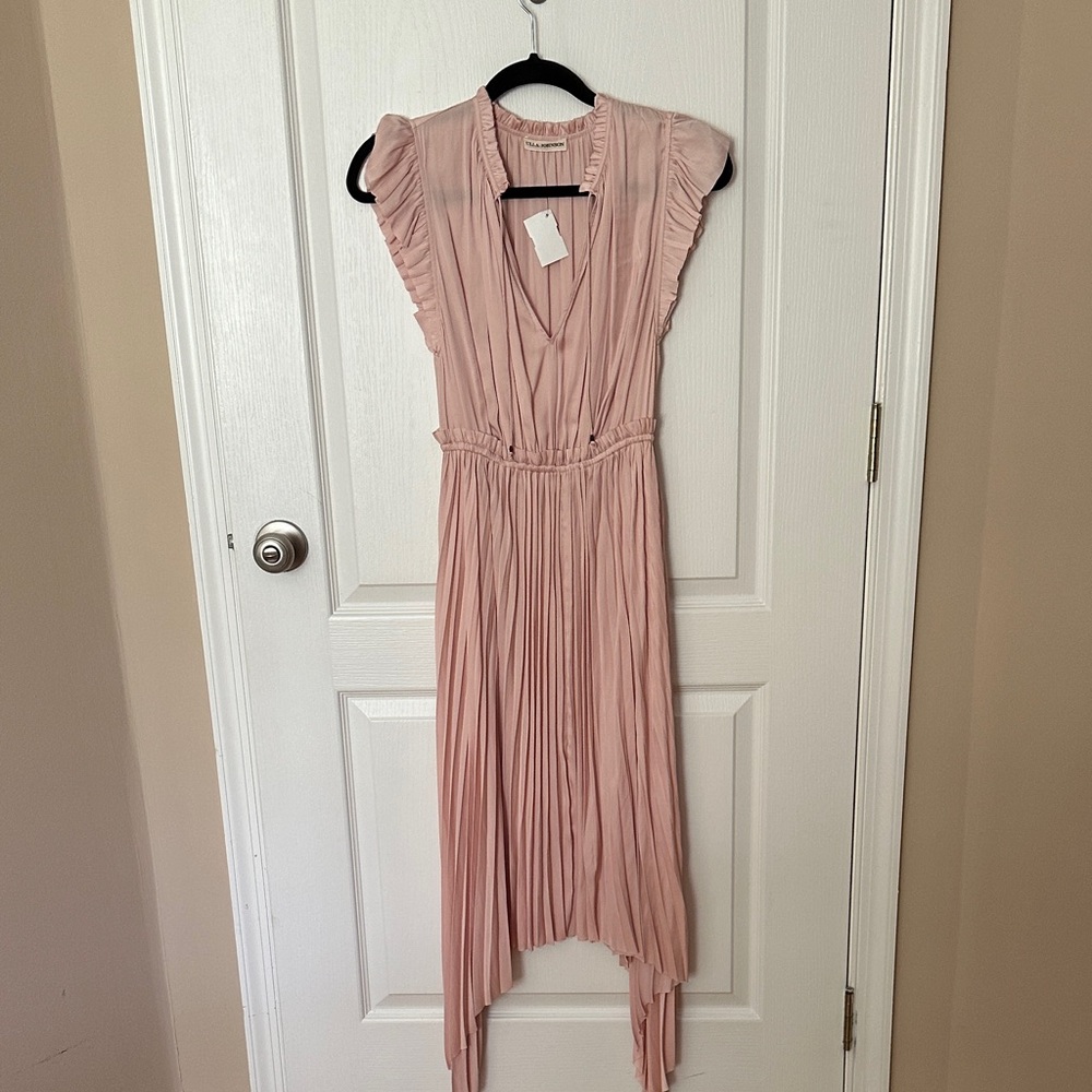 Ulla Johnson Blush Asymmetrical Dress